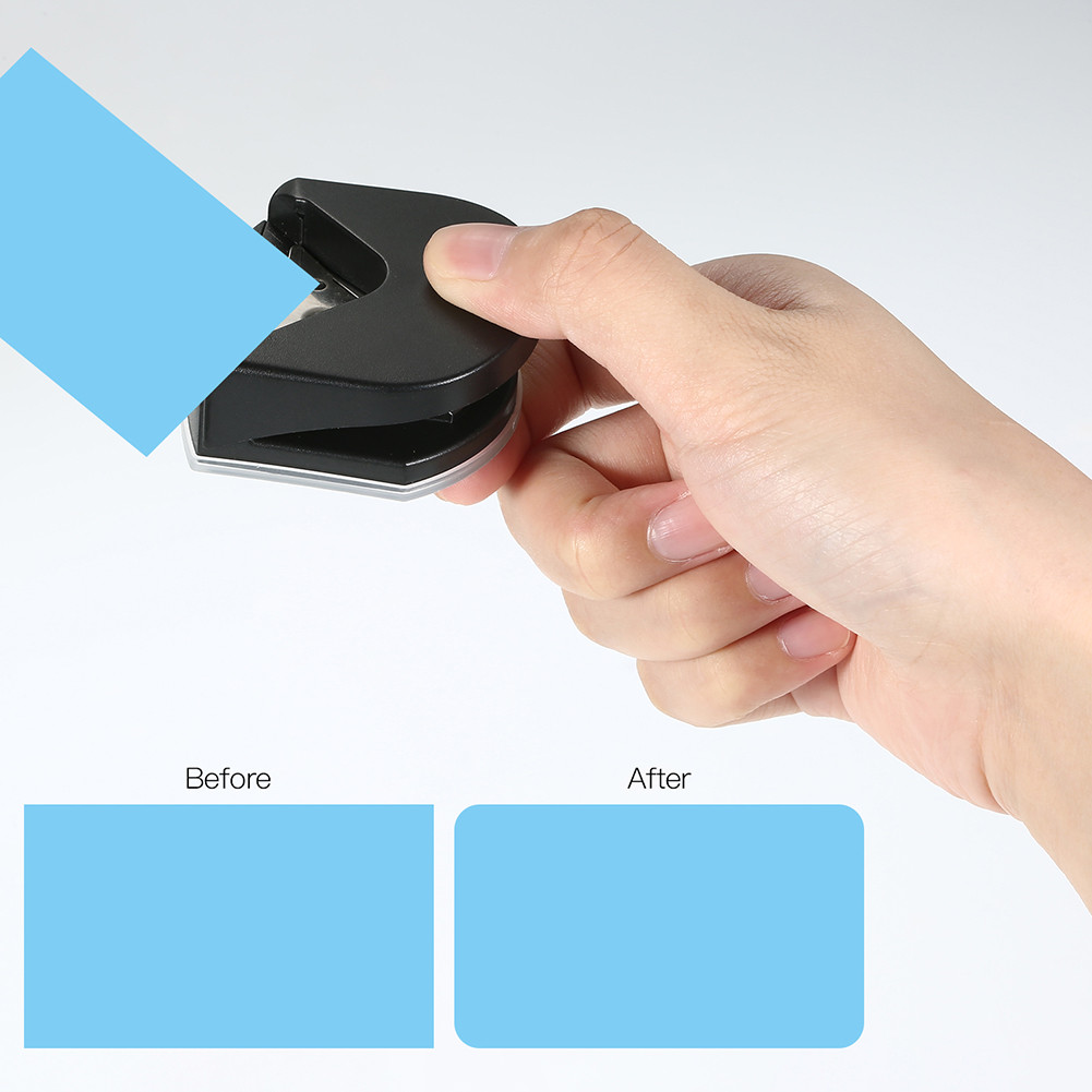 

4mm Mini Corner Rounder Punch Round Corner Trimmer Cutter Cornering Machine Paper Crafts Cutter DIY Tools Maker for Office