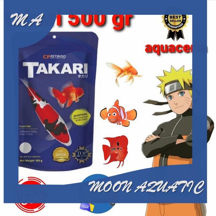 makanan ikan pelet ikan koki koi Takari 500 gr