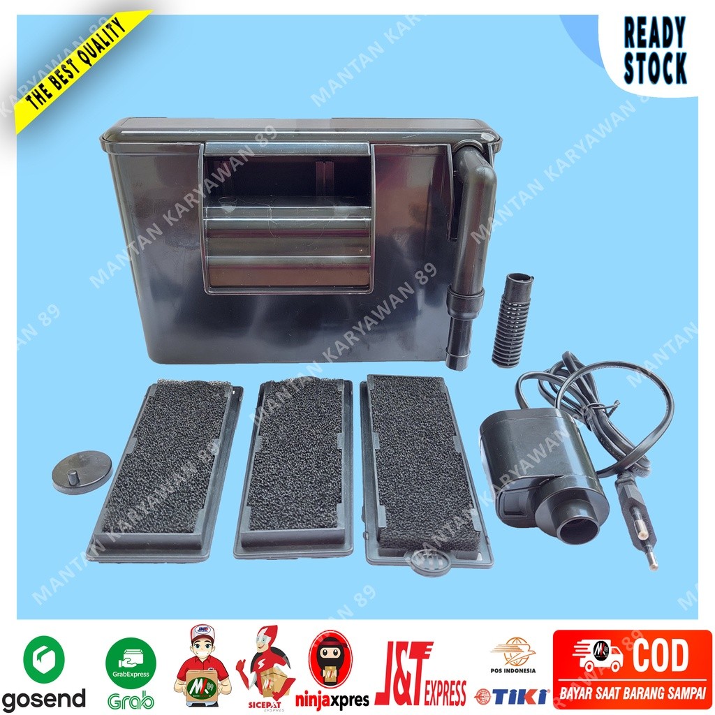 Filter Gantung Aquarium Yamano MP 77 Untuk Aquascape Atau Akuarium Sedang Dan Besar Aksesoris Pompa 