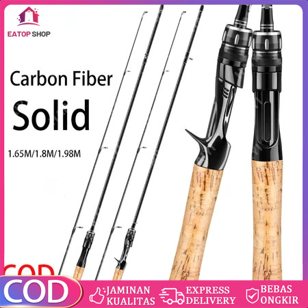 Spinning Baitcasting Casting Fishing Rod Fishing  Joran Simanalagi Pancing Bahan Ultra Ringan Panjan