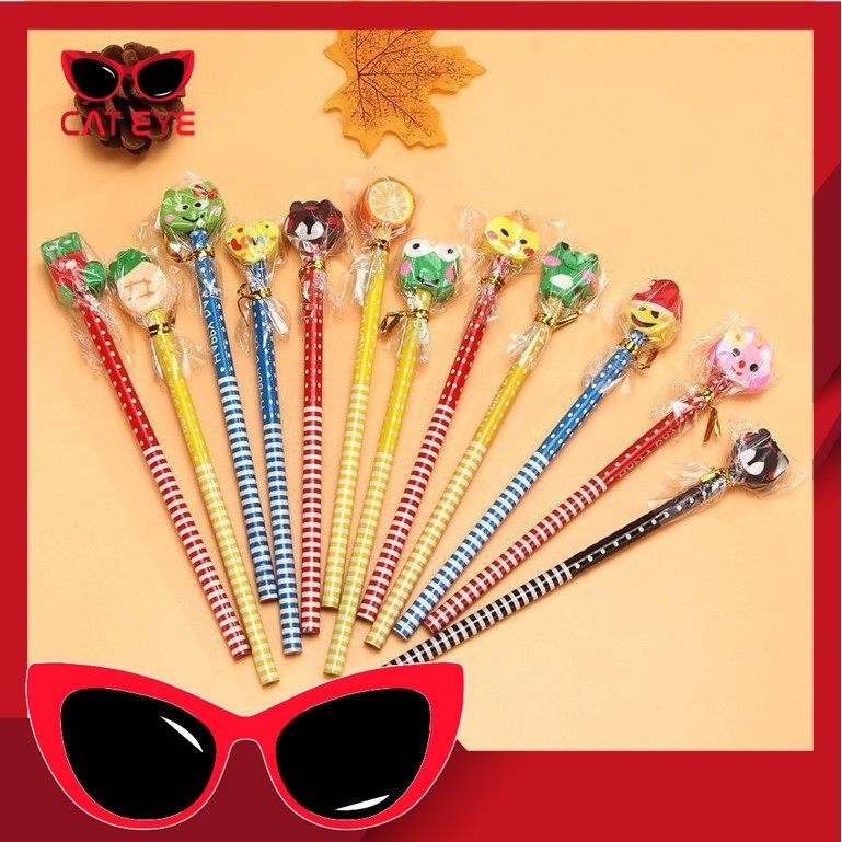 

PROMO - S5691 Pensil Penghapus / Pensil Karakter + Penghapus Pensil Lucu / Pensi Ada Penghapus Karakter Unik Lucu / Pensil Fancy Souvernir