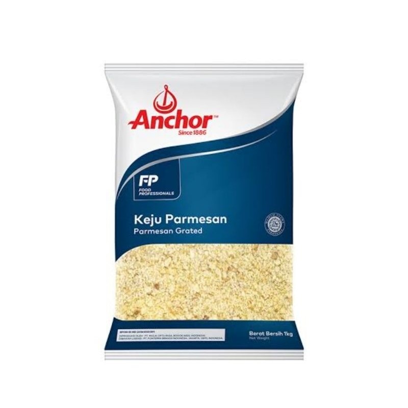 

Anchor Parmesan Grated Keju Parmesan 100gr Rpck