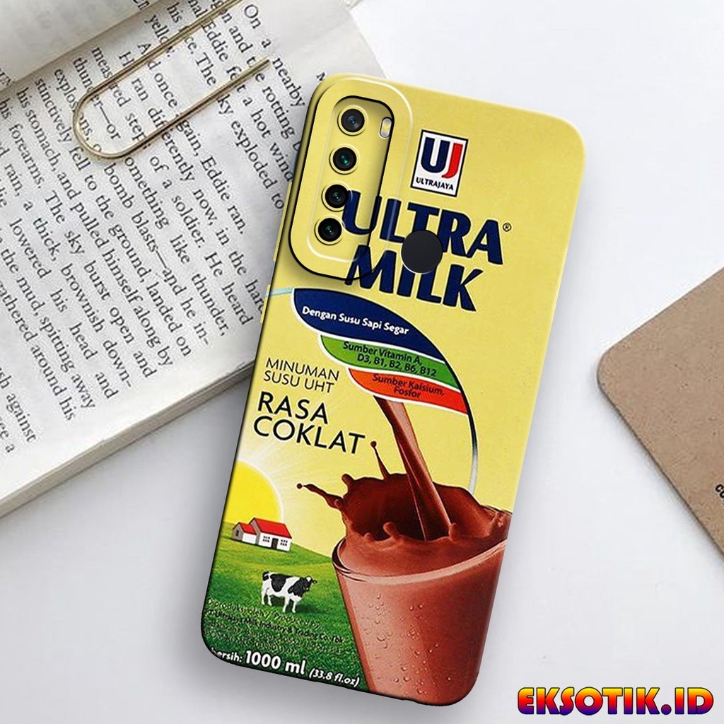 Case REDMI NOTE 8 -  - Casing REDMI NOTE 8 - Fashion Case - ULTRAMILK - Skin Handphone - Silikon RED