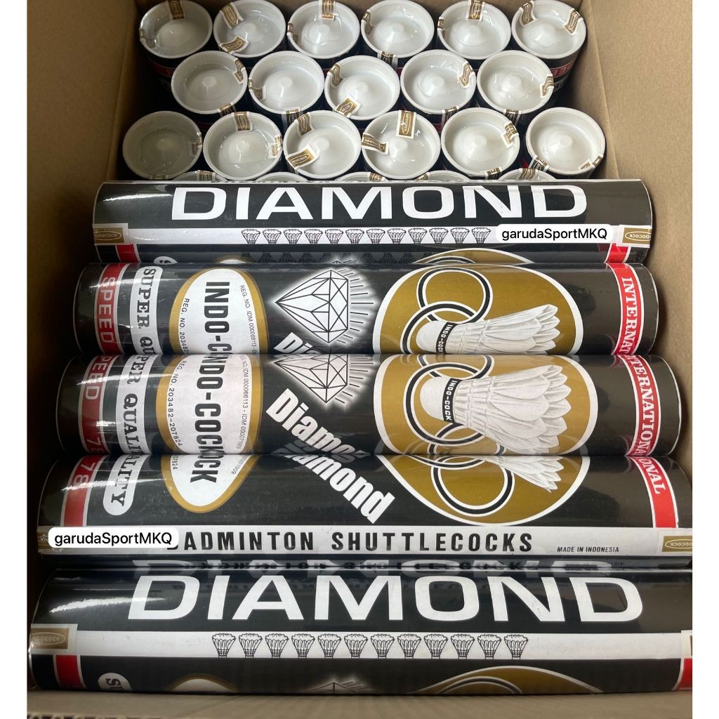 BOLA BADMINTON INDOCOCK DIAMOND HITAM / SHUTTLECOCK DIAMOND HITAM