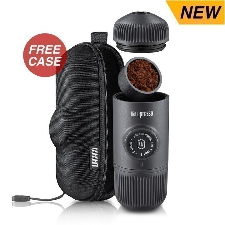 WACACO Nanopresso Pembuat Kopi Espresso Manual BONUS FREE CASE