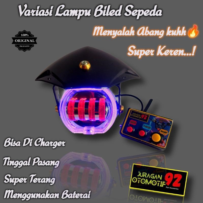 Lampu Proji Biled Sepeda / Aksesoris Lampu Biled Sepeda Balap