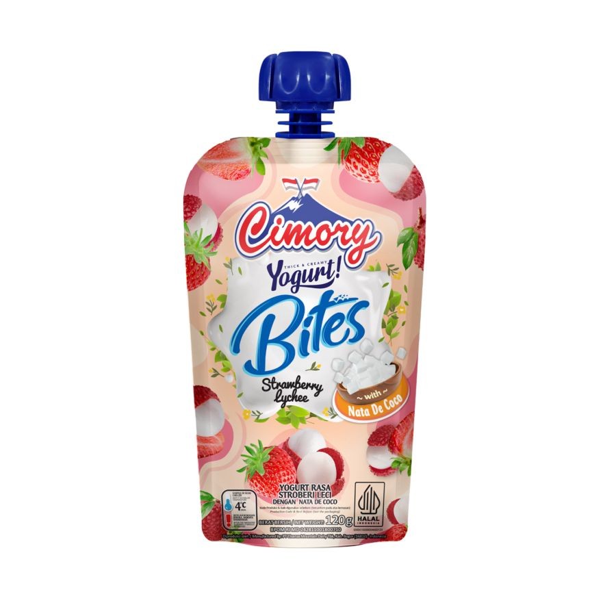 

Cimory Yogurt Bites Strawberry Lychee 120ml