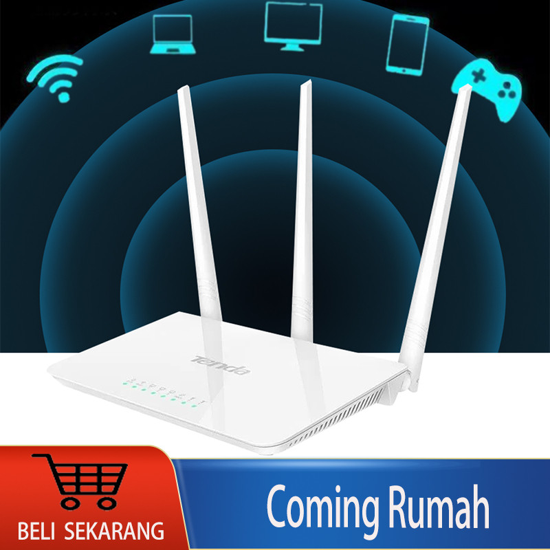 Router Wireless Wifi Indoor Tenda F3 300MBps Bekas