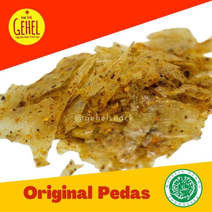 

KRIPCA GEHEL 125gr - Makanan Ringan Keripik Kaca Food Snack Pedas Cemilan - Pedas