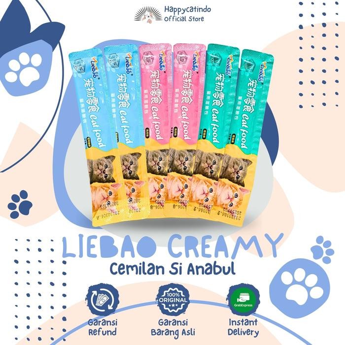 

Cemilan Kesukaan Kucing Snack LIEBAO 15 GR Kemasan Satuan Murah Praktis - PINK AYAM