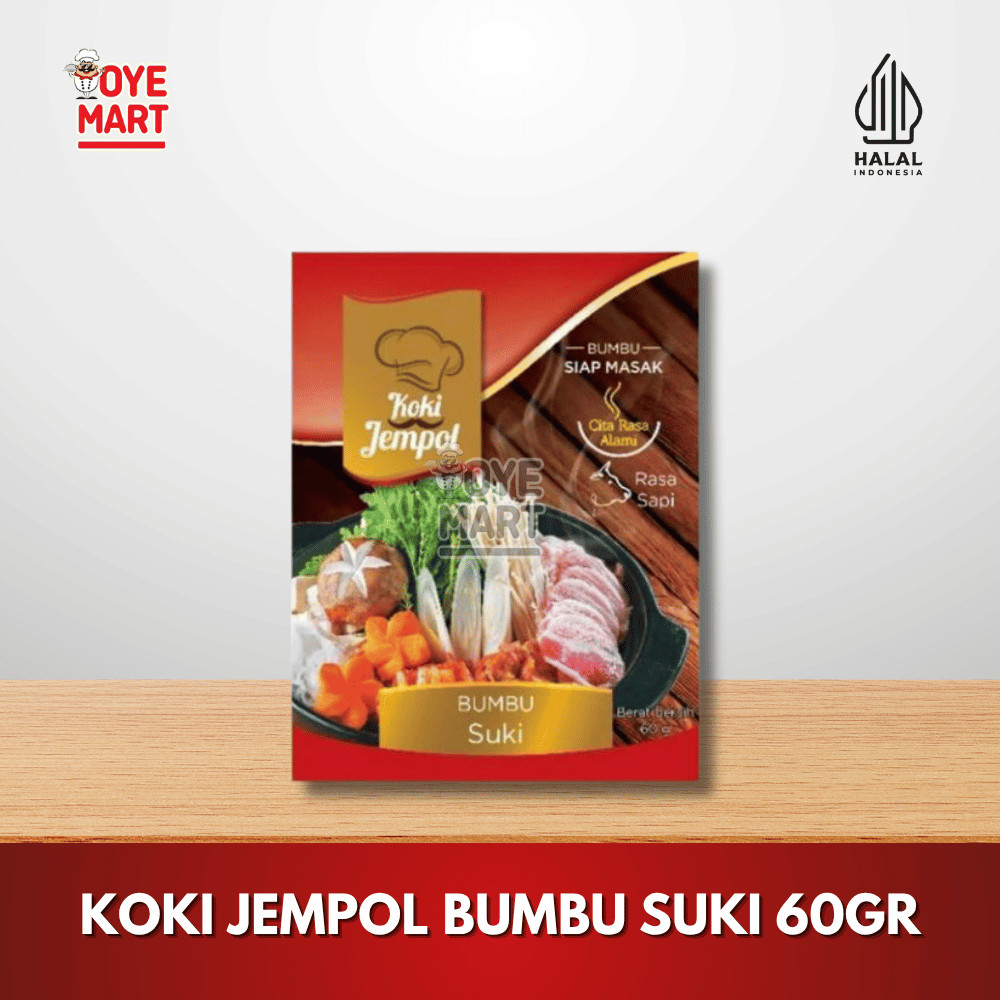 

KOKI JEMPOL BUMBU INSTAN SUKI 60GR/BUMBU SUKIYAKI