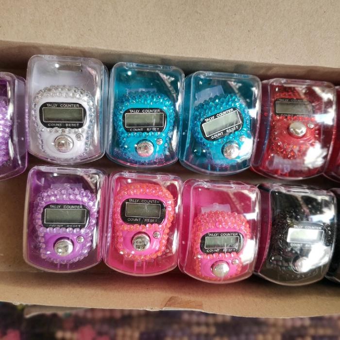 

(isi 12 pcs) tasbih digital diamon - -, -