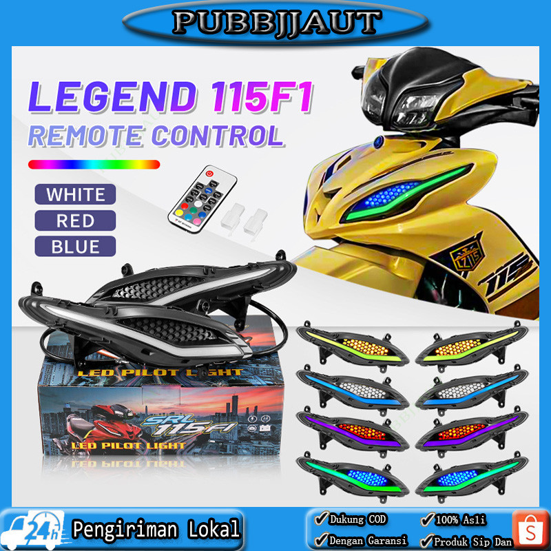 Lampu Alis 7 Warna Motor Lampu Senja Gaban Jupiter Z1 /YAMAHA SRL115 fiPutih Merah Pilot Light Jupit