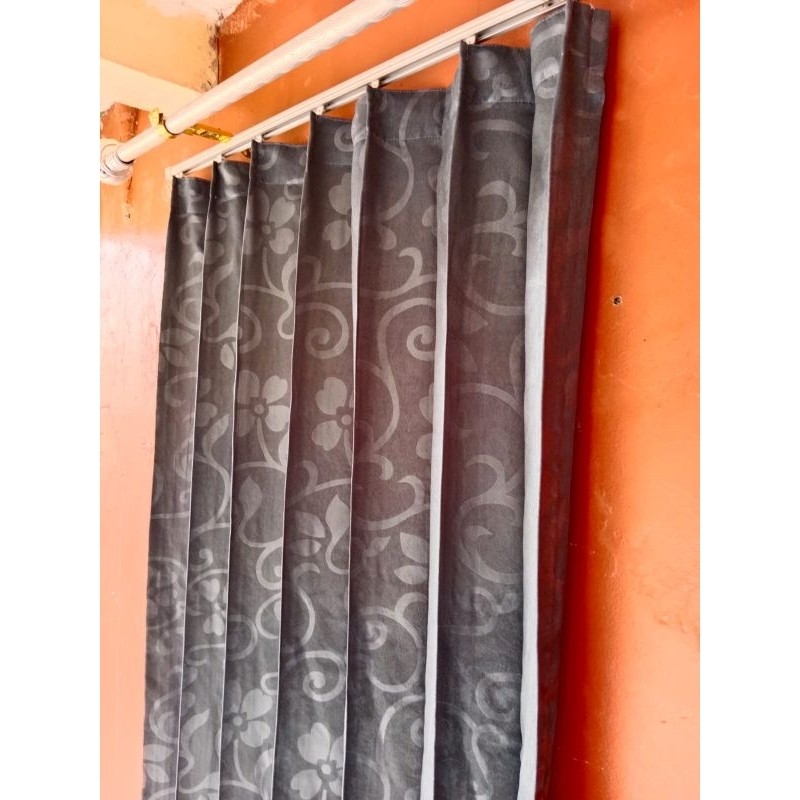 Gorden Plisket Bahan Bunga Embos Gorden Cantolan Kawat S Gorden Jendela Gorden Pintu Gorden Dapur Go