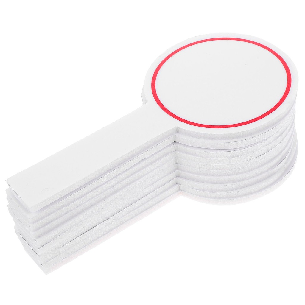 

20 Pcs Mini Whiteboard Handheld Dry Erase Boards Kids Classroom Student Voting Paddle Blank Writing Board Auction