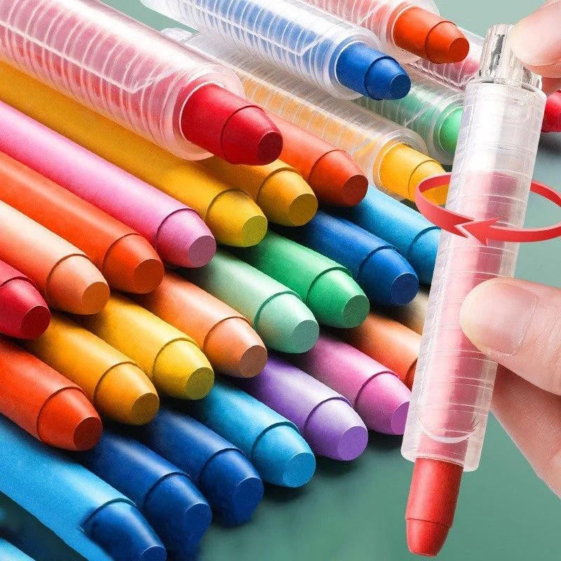 

4/6/12pcs Non Dust Healthy Chalks Solid Water Chalk Blackboard Whiteboard Drawing Pens Chalk Marker School Office Supplies