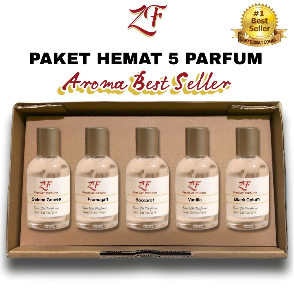 

Paket Hemat 5 Parfum ZF Premium Aroma Best Seller
