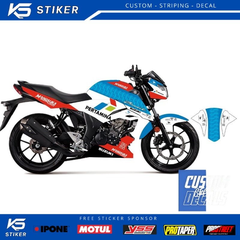 Decal Suzuki GSX Bandit 150 Mandalika Edition Stiker Full Body Design