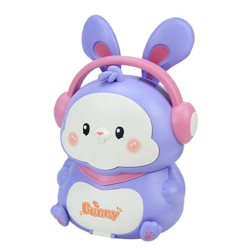 Rabbit Coin Bank Atm Cash Coin Box Cute Rabbit Password Saving Money Jar Coin Bank Storage Jar ATM C