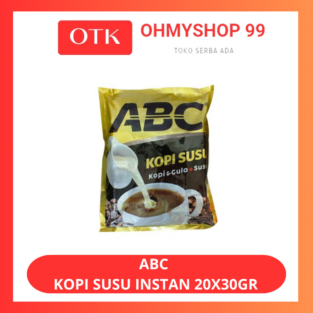 

ABC Kopi Susu Instan 20x30gr