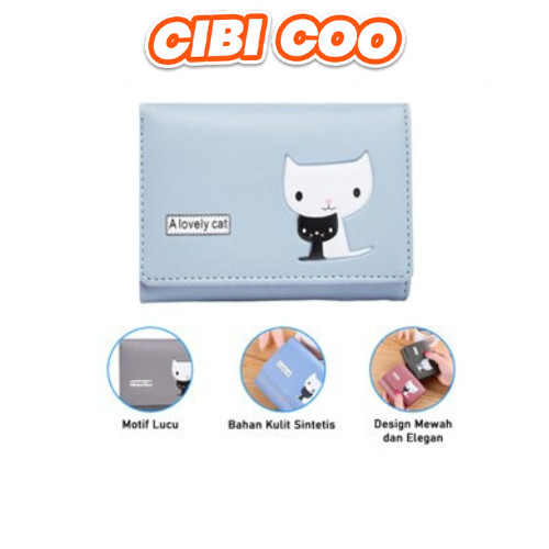 LAAPAKA DOMPET LIPAT WANITA AK1003 DOMPET WANITA MINI/PENDEK IMPORT