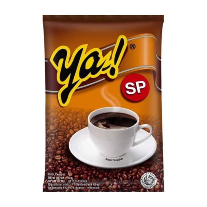

KOPI YA SP Ya! Sp Kopi Bubuk Renteng 10 x @60gr