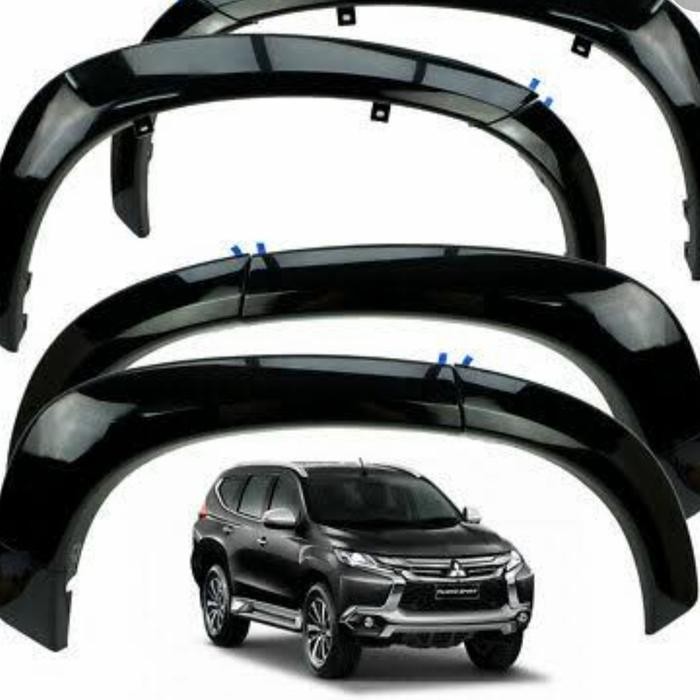 spoiler fender all new pajero sport limited asli original