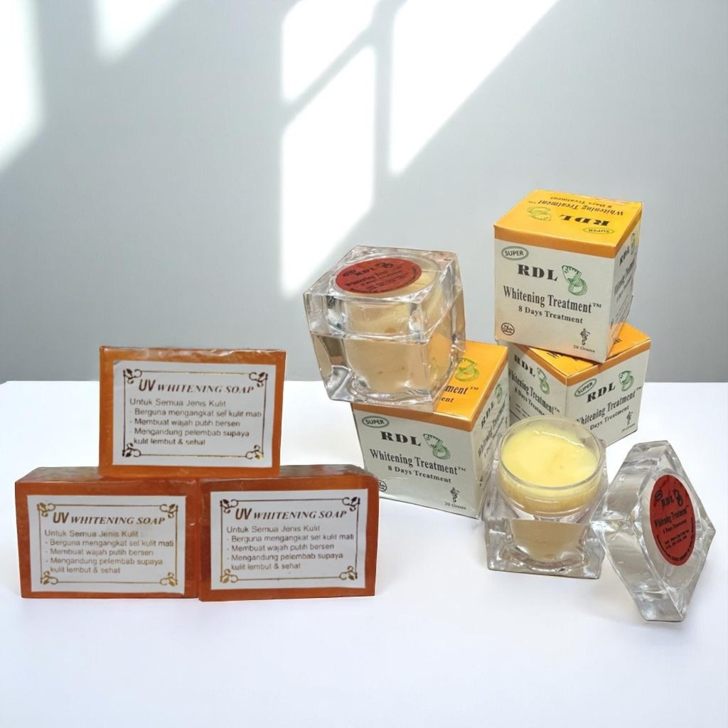 SABUN UV WHITENING OREN BPOM + CREAM RDL SUPER