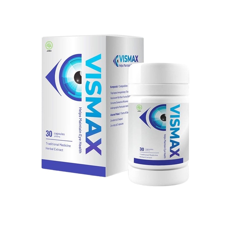 Vismax Asli - Vismax Original - Obat Herbal Kesehatan Mata Minus Rabun