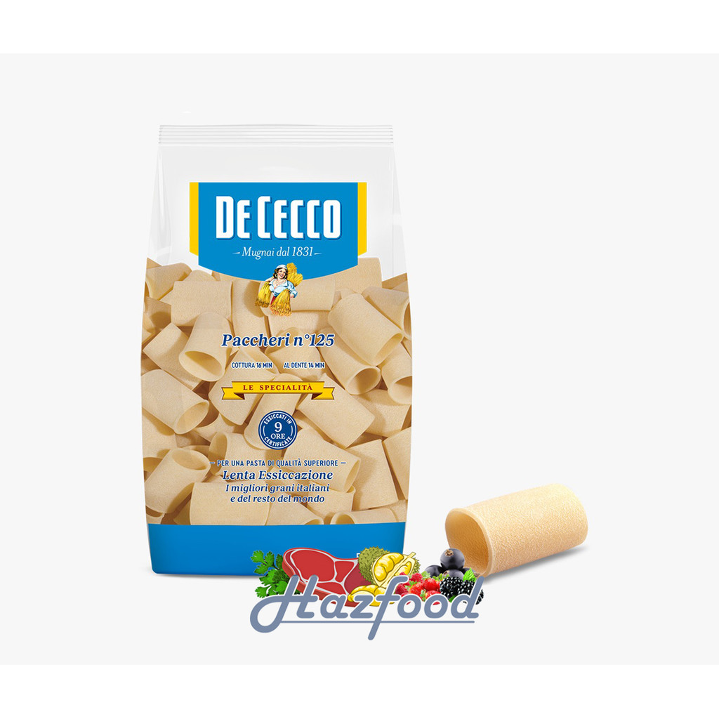 

De Cecco Pasta Paccheri No. 125 - Pasta 500 gram