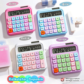 

Calculator Solar Warna Aesthethic Kalkulator Jumbo 12 Digit Baterai Solar Lucu Unik