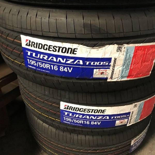 Bridgestone Turanza T005A Ukuran 195-50 R16 - Ban Mobil Sirion RIO Swift Yaris Sienta