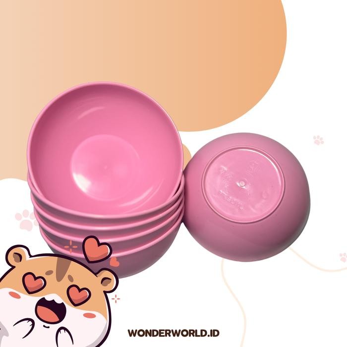 [ISI 6/12 PCS] MANGKOK BOWL MAKAN PLASTIK MURAH mangko Mangkuk mangkok mie mangkok melamin aman untu