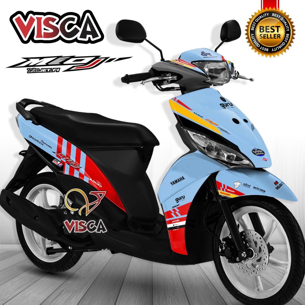 (COD) Decal Mio J Full Body Stiker Mio J Variasi Full Body Striping Mio J Variasi Keren Decal Hologr
