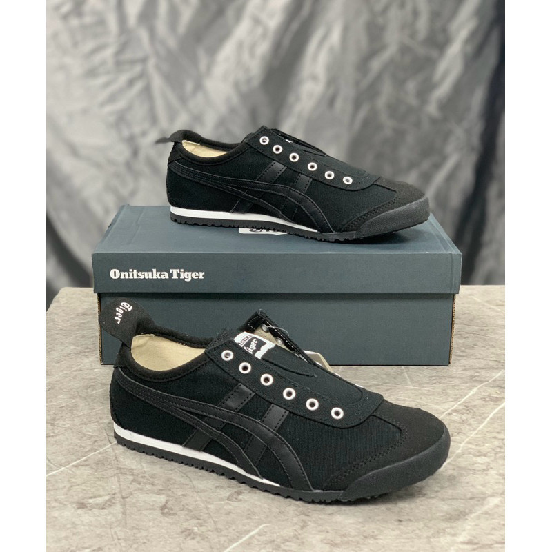 Sepatu Onitsuka Slip On Triple Black