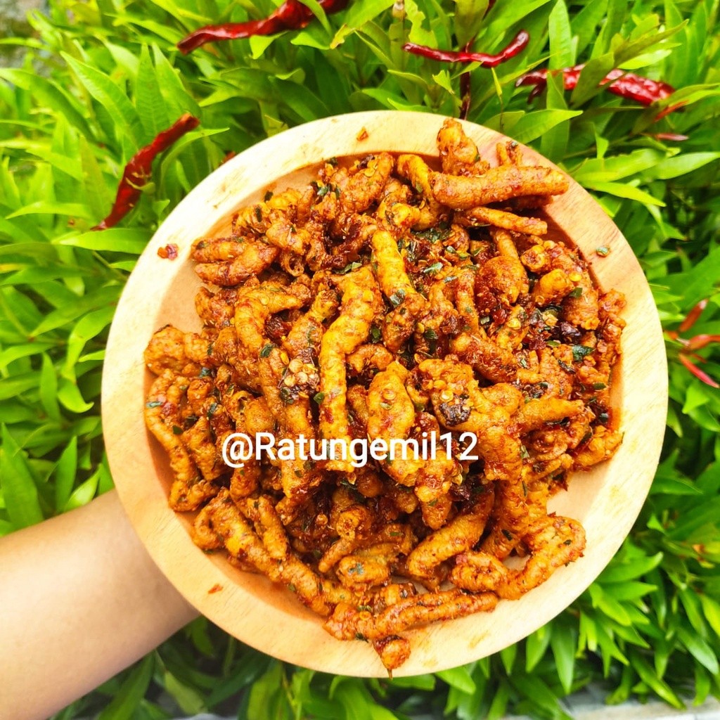 

500gram USUS KRISPY CETAR/USUS DAUN JERUK/USUS KRISPY KRIUK