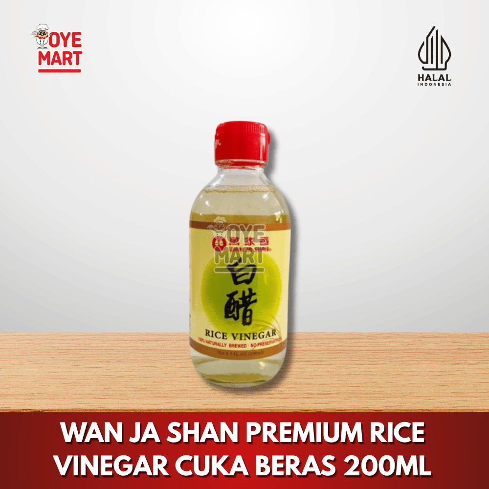 WAN JA SHAN PREMIUM RICE VINEGAR CUKA BERAS 200ML