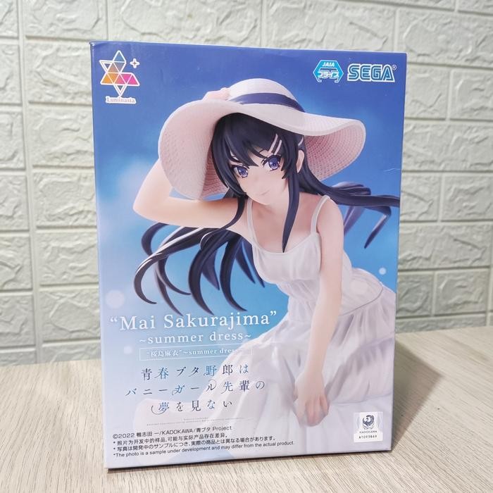 Luminasta Mai Sakurajima Summer Dress Figure SEGA Bunny Girl Senpai