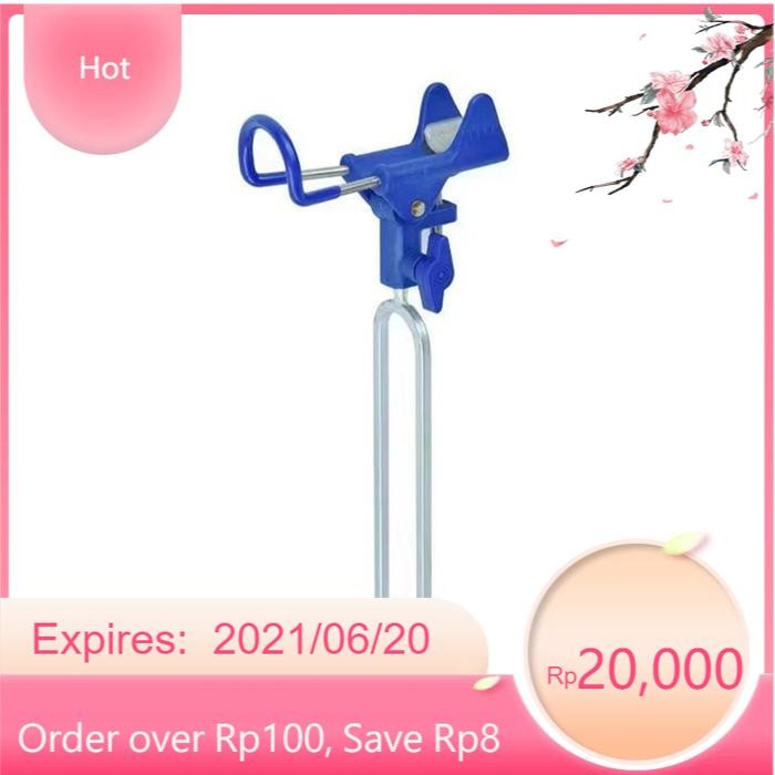 Penyangga Joran Pancing Stainless Steel Jagrak Joran Pancing Adjustable 360° Dudukan Joran Terbaru T