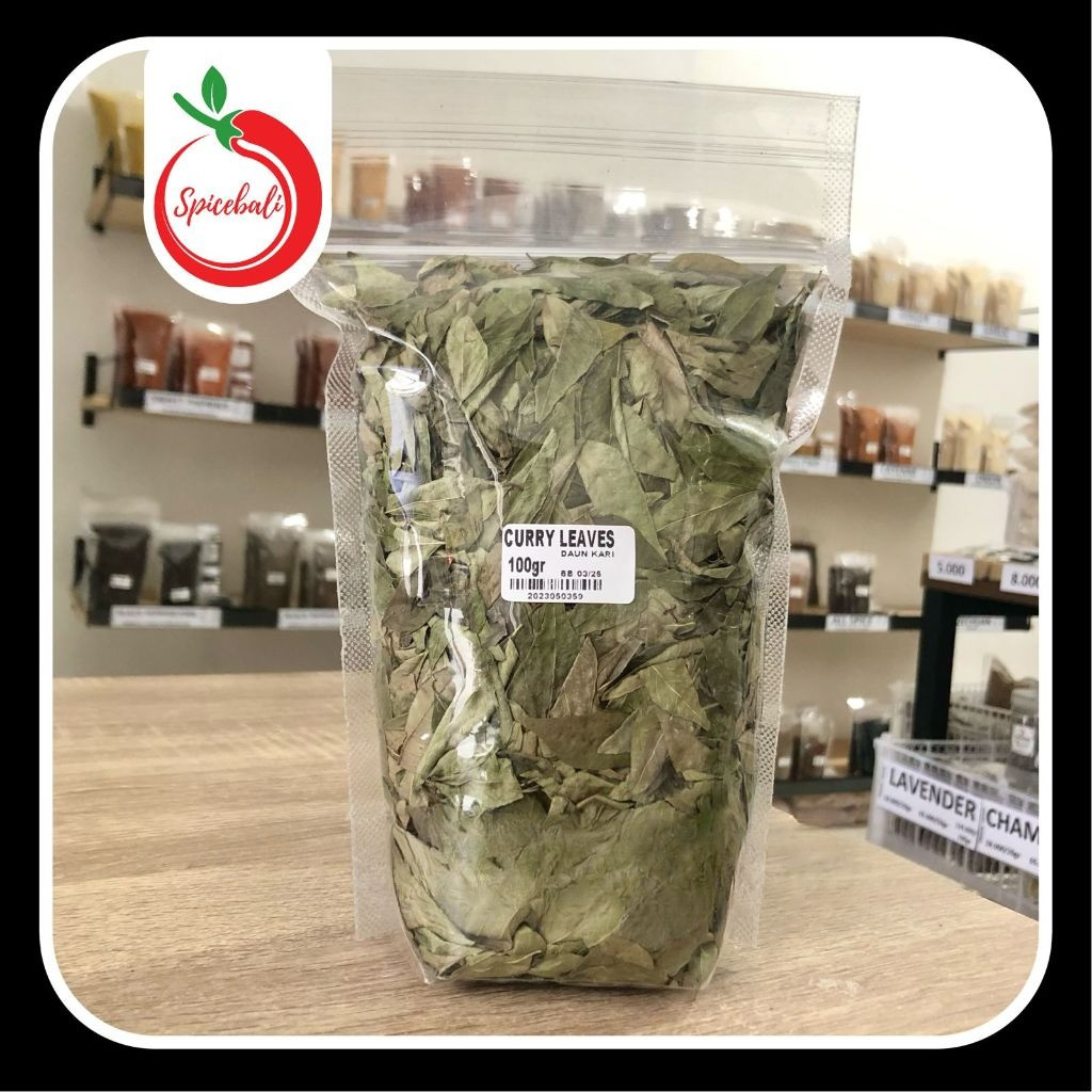 

Daun Kari Kering 100 gr / Dried Curry Leaves 100 gr / Dry Curry Leaf / Daun Kare