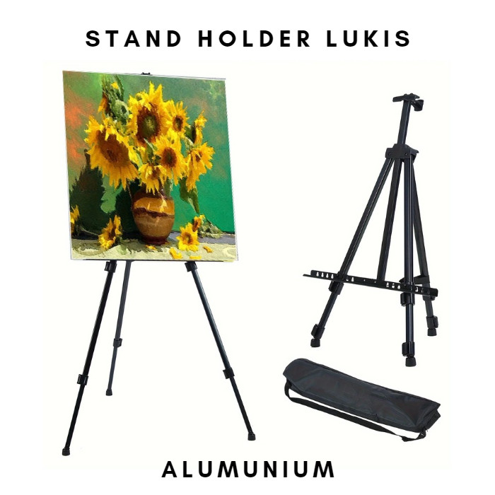 

Easel Lukis Stand Lukis Siap Pakai Penyangga Foto Tripod Pameran Event Easel