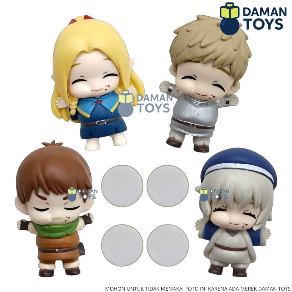 Figure Delicious In Dungeon  Meshi Mandrake Marcille Donato set 4
