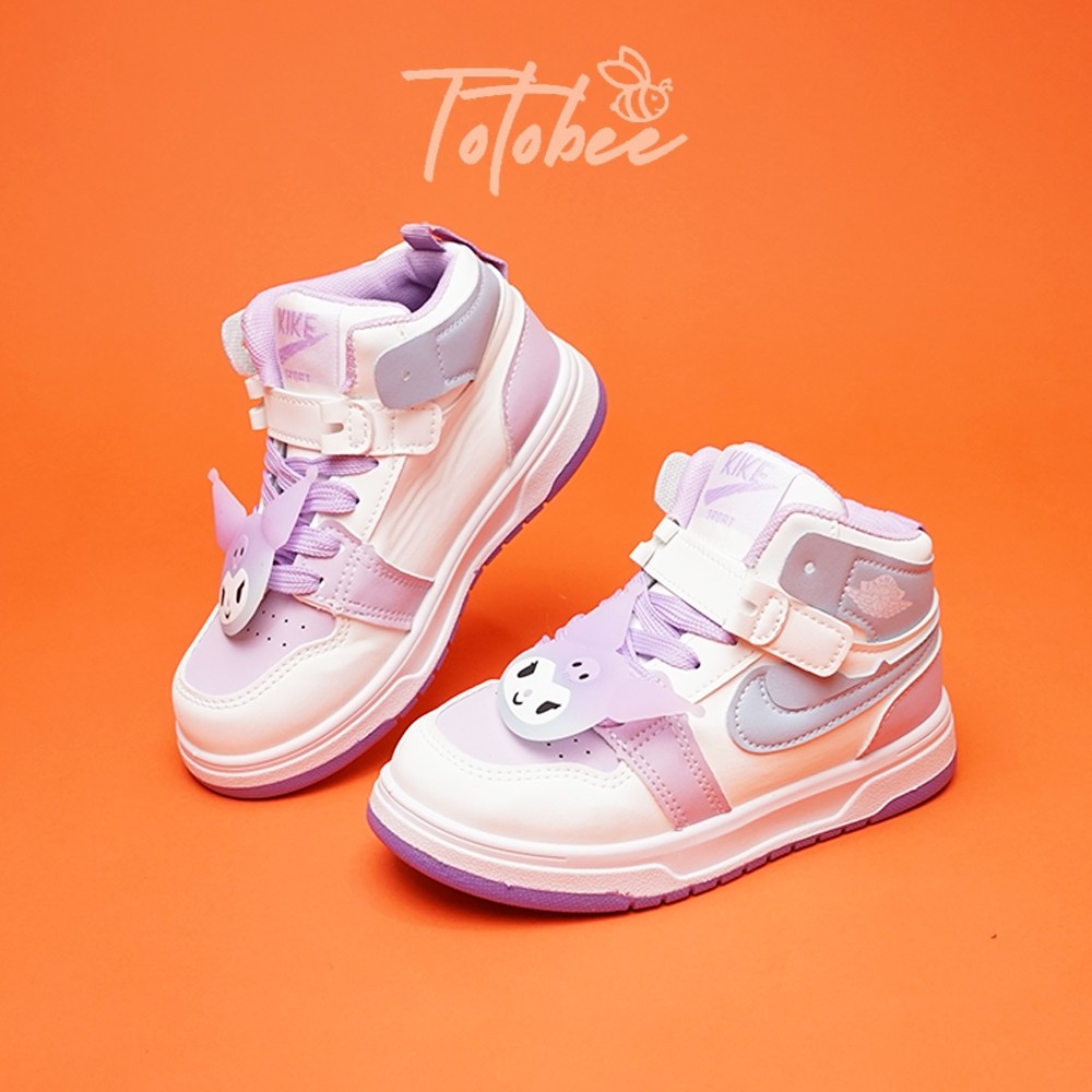 BAGASHOP  TOTOBEE Kuromi - Sepatu Anak Perempuan Sneakers Anak Perempuan Sepatu Anak-anak 640