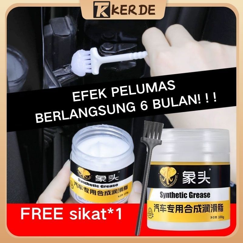Gemuk Pelumas Mobil / Tahan Panas Gemuk Pelumas Bearing Oli Gemuk Bearing Lithium 100g