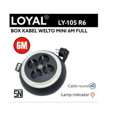 COZY Kabel Roll Loyal LY105 6 Meter Buat Travelling - Loyal LY105