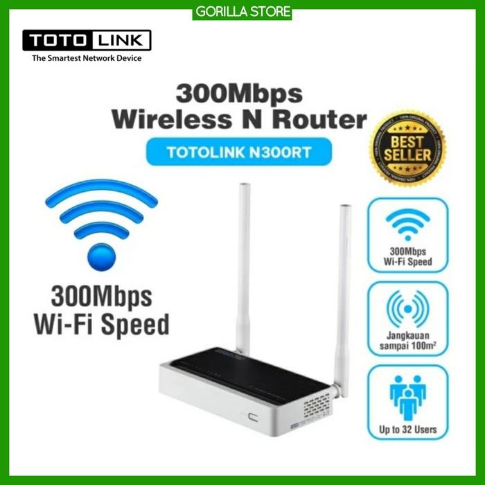 TOTOLINK N300RT 300Mbps Wireless N Router 1 Dus Isi 20 Pcs