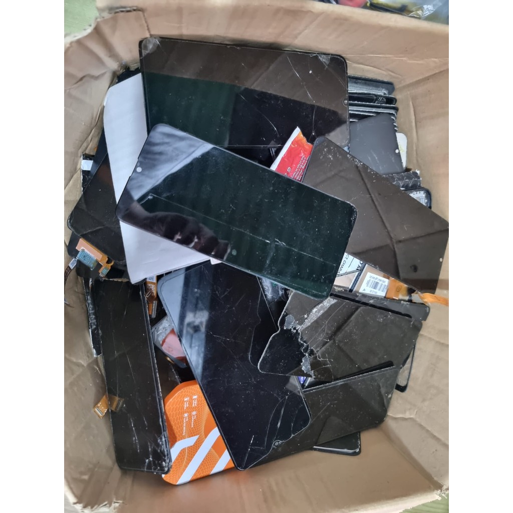 LCD BEKAS KILOAN/LCD ANDROID BEKAS BUAT BAHAN LEBURAN DLL