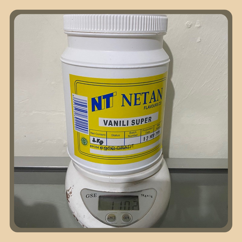 

NETAN VANILI SUPER 1KG ( VANILI BUBUK / KRISTAL) Netan bubuk murah