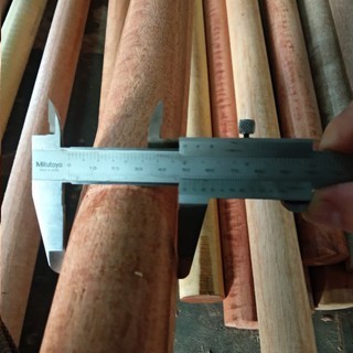 dowel 50mm x 30cm-kayu bulat 50mm x 30cm-kayu bulat 5cm x 30cm-kayu bulat-macrame kayu dowel