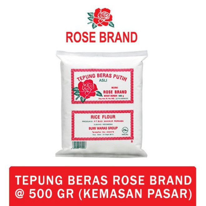 

Tepung Beras Rose Brand Ekonomis 500 Gram (1 bks)